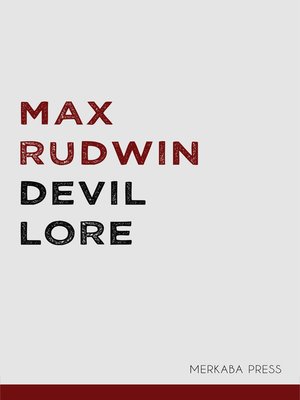 cover image of Devil Lore